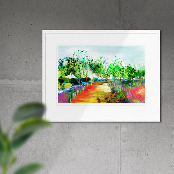 Nieuwe weg | Giclée Schilderkunst | Atelier Galerie Annemiek Punt