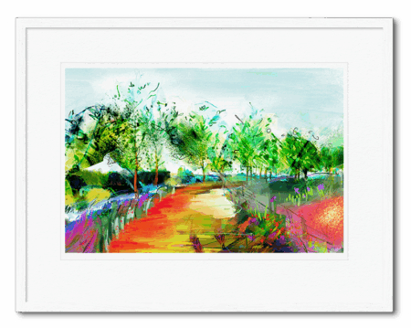 Nieuwe weg | Giclée Schilderkunst | Atelier Galerie Annemiek Punt