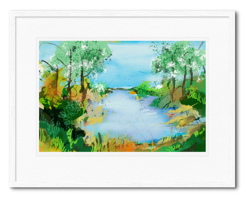 Ochtendlicht | Giclée Schilderkunst | Atelier Galerie Annemiek Punt
