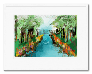 De stroming | Giclée Schilderkunst | Atelier Galerie Annemiek Punt