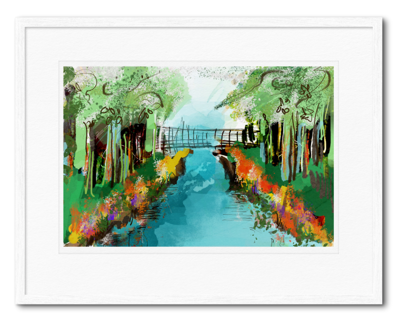 De stroming | Giclée Schilderkunst | Atelier Galerie Annemiek Punt