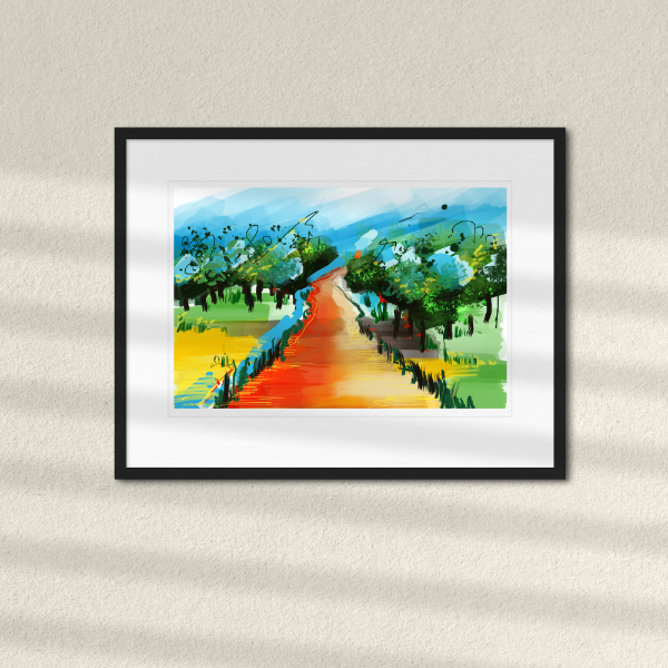 Grenzeloos | Giclée Schilderkunst | Atelier Galerie Annemiek Punt